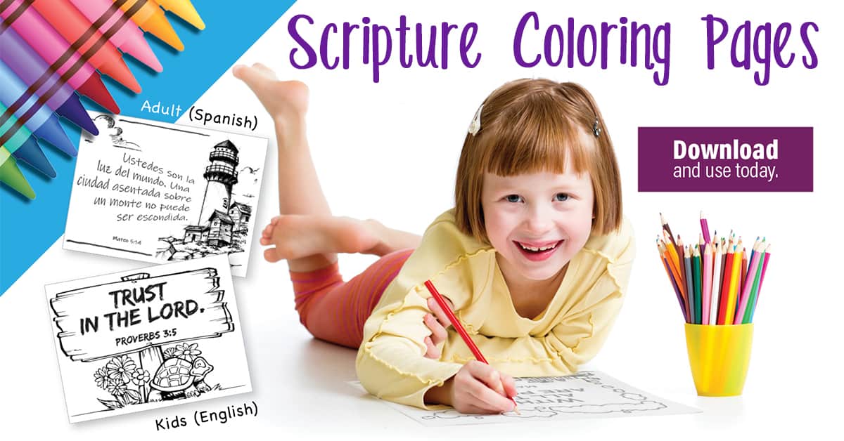 Free Scripture Placemats for Kids and Adults