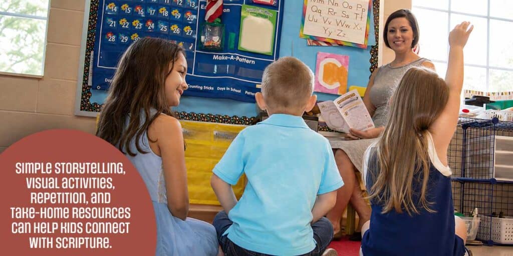 Kids Bible Story Lesson With Teacher