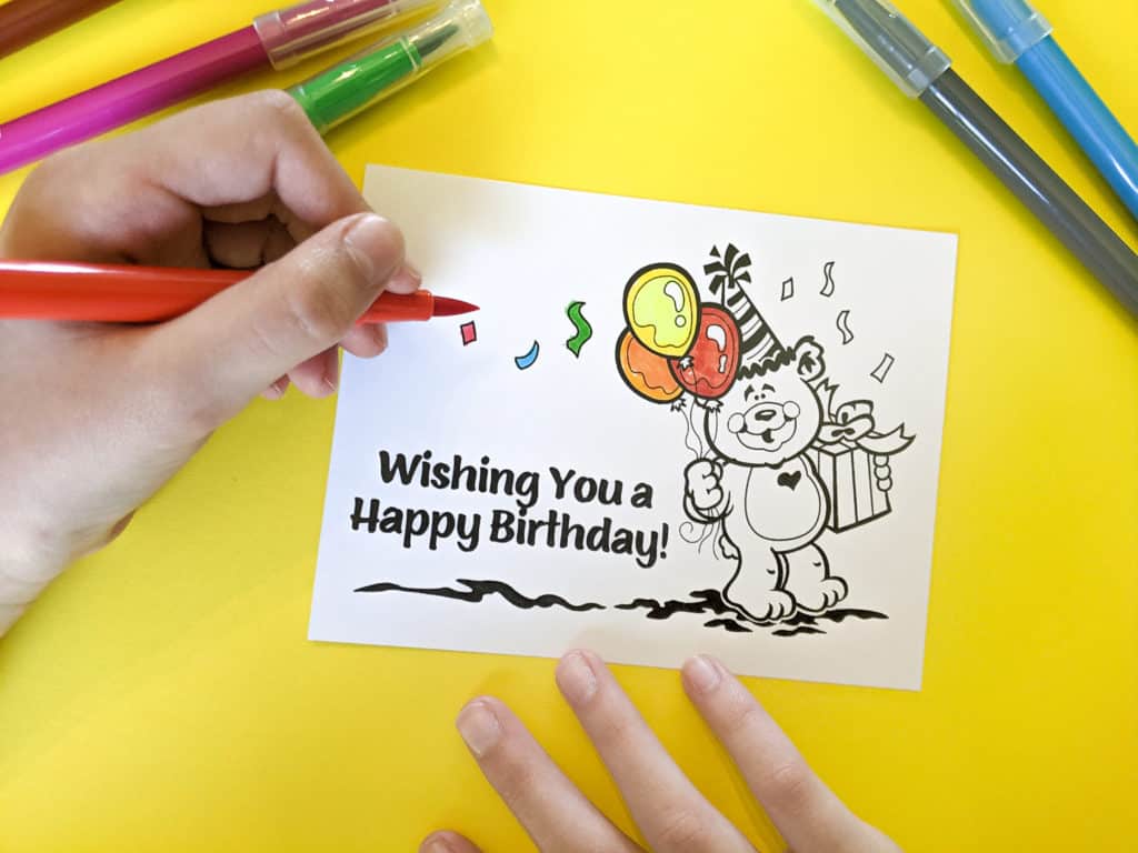 Happy Birthday Coloring Pages Kids - Get Coloring Pages