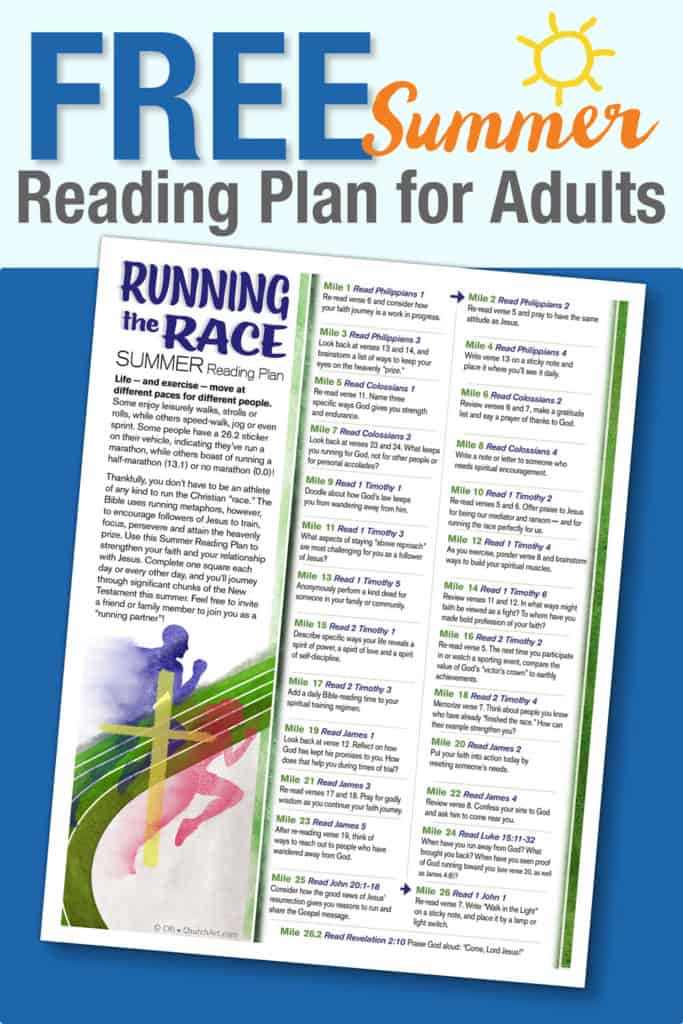 Church Summer Reading Plan For Adults