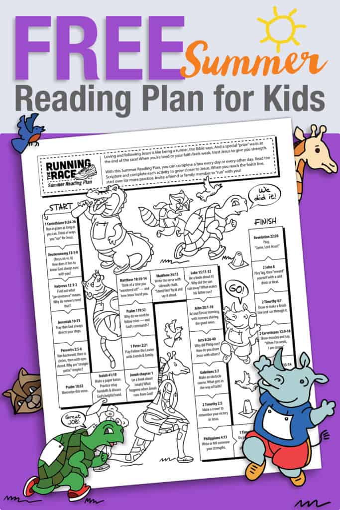 Church Summer Reading Plan For Kids