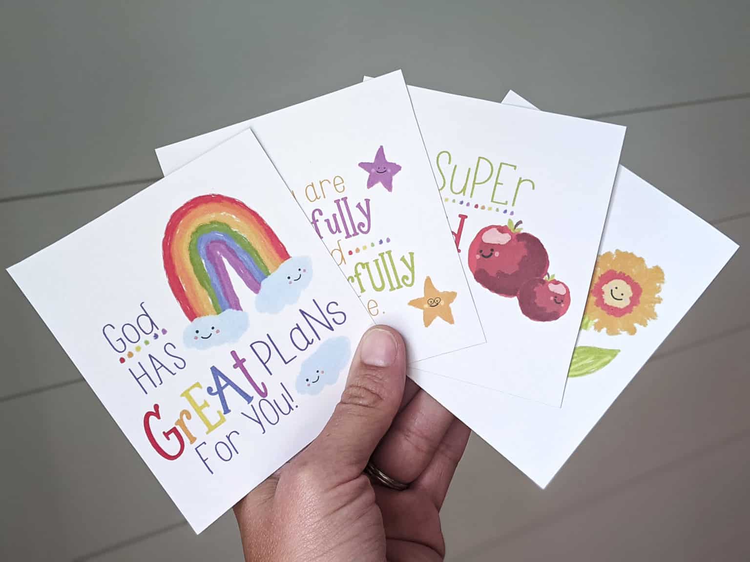 Free Encouragement Cards for Kids | Children's Worship Bulletins Blog
