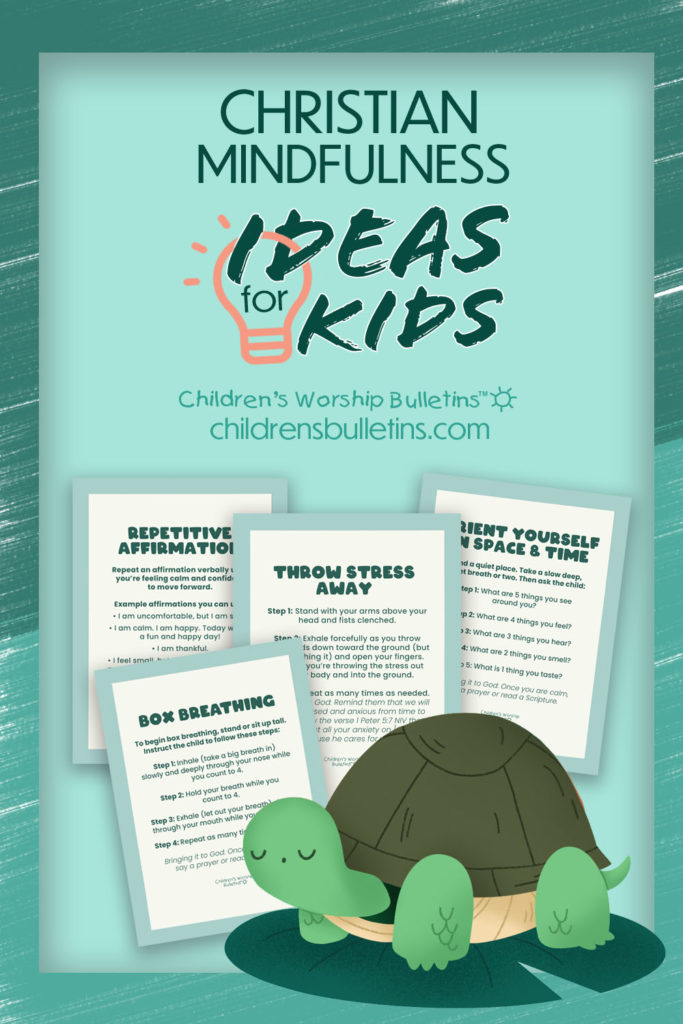 Christian Mindfulness Ideasforkids Pinterest Image