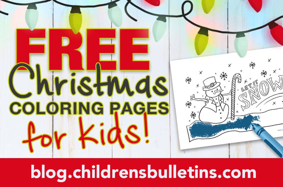 Free Christmas Coloring Pages for Kids